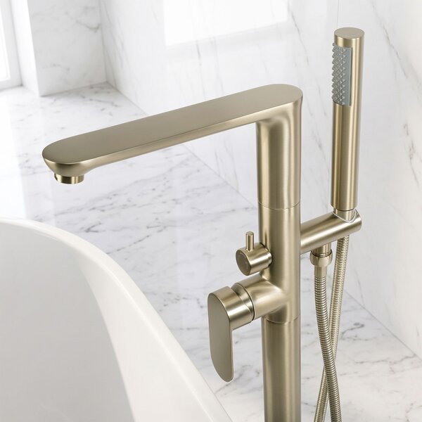 Baterie de podea Rea Logan Brush Gold