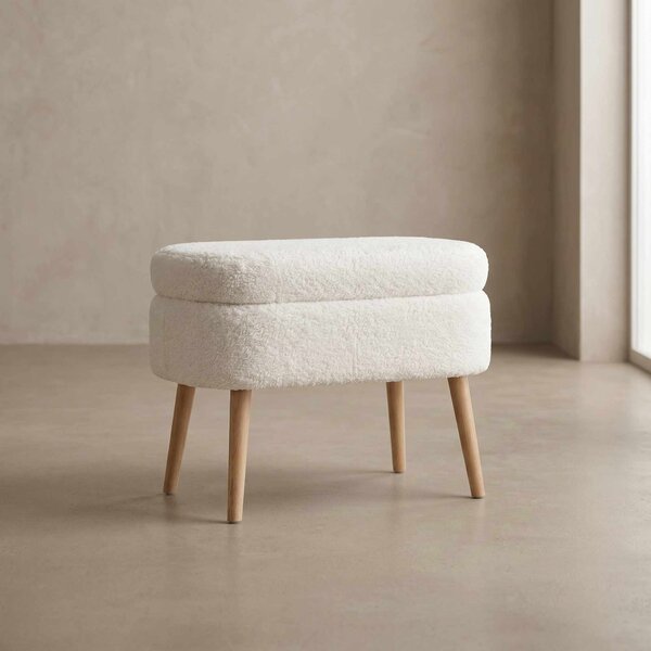 Taburete Oskia mini (alb). Promo -18%. 1157887