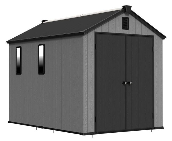 Casă de scule din plastic Mandal 1,9 x 2,85 m CoverTech antracit