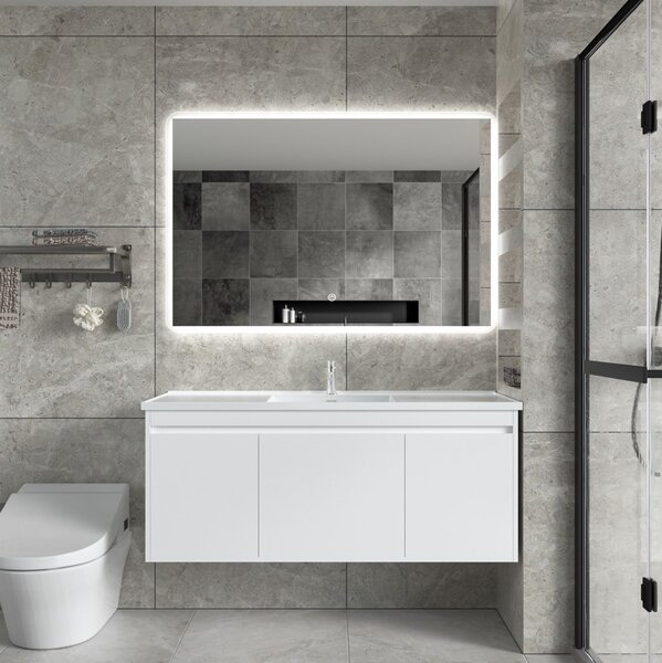 Erga Ava, oglinda LED 120x80cm, 3105 lm, 6500K, iluminare fata/spate, ERG-V01-120-1280-00