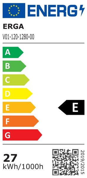 Erga Ava, oglinda LED 120x80cm, 3105 lm, 6500K, iluminare fata/spate, ERG-V01-120-1280-00