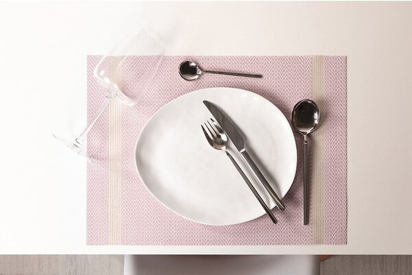 Suport pentru farfurii din plastic 45x33 cm Fishbone - Tiseco Home Studio