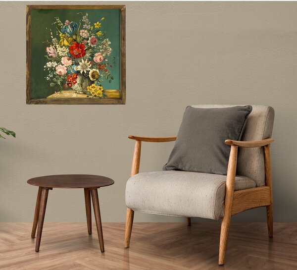 Tablou Vintage Flowers, 50 x 50 cm