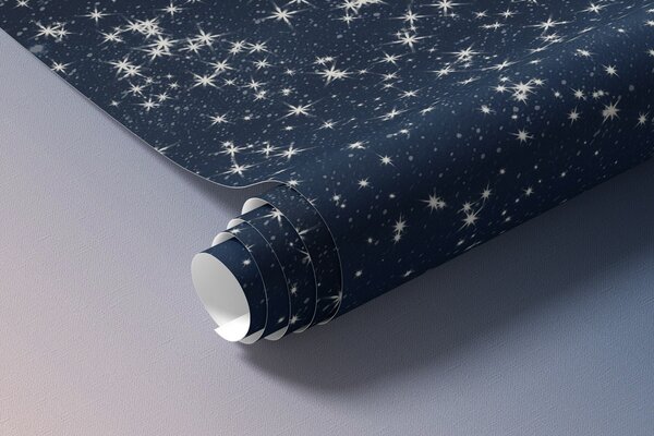 Tapet Cer de noapte înstelat, gradient roz, cosmic, constelații, Fototapet Spaţiu, w01797 : Uwalls.ro