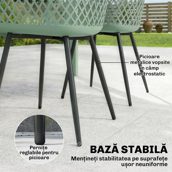Outsunny scaune confortabile pentru exterior, mobilier de terasă, scaune confortabile pentru patio și terase | Aosom Romania