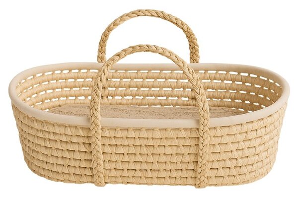 Cosulet bebe pentru dormit handmade din material ecologic Ahoj Baby natur, include salteluta