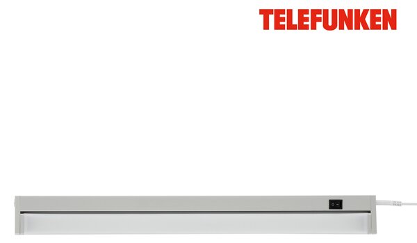 Telefunken Lumină LED sub dulap Hestia, 4,000K, 1,000lm, titan, Gri, Bucătărie, Plastic, Modern