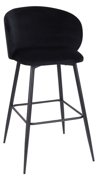 Scaun de bar Ganta Black negru
