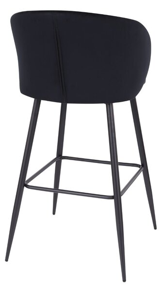 Scaun de bar Ganta Black negru