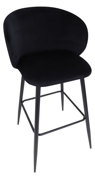 Scaun de bar Ganta Black negru