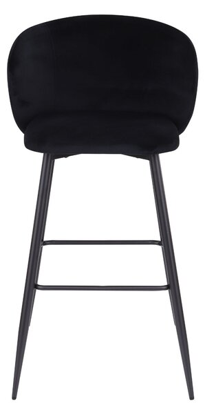 Scaun de bar Ganta Black negru