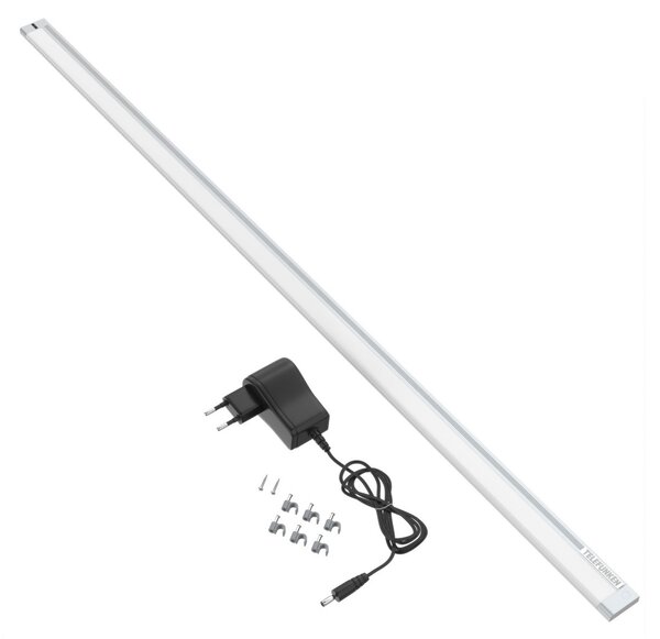 Telefunken LED sub dulap cu lumină Zeus, lungime 87 cm, Gri, Bucătărie, Plastic, Modern