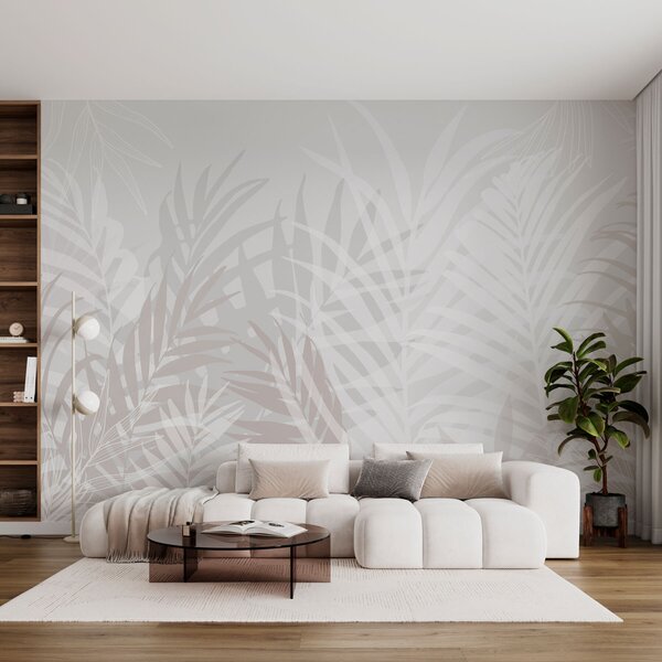 Tapet Frunze tropicale la modă, Fototapet 3D, Fototapet 3D Frunze, w02026 : Uwalls.ro