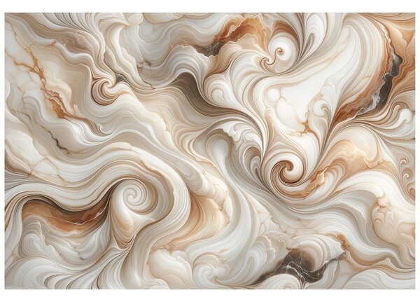 Tapet valuri abstracte maro