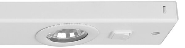 EGLO Lampă sub dulap Kob LED cu comutator, alb, Alb, Bucătărie, Metal, Modern