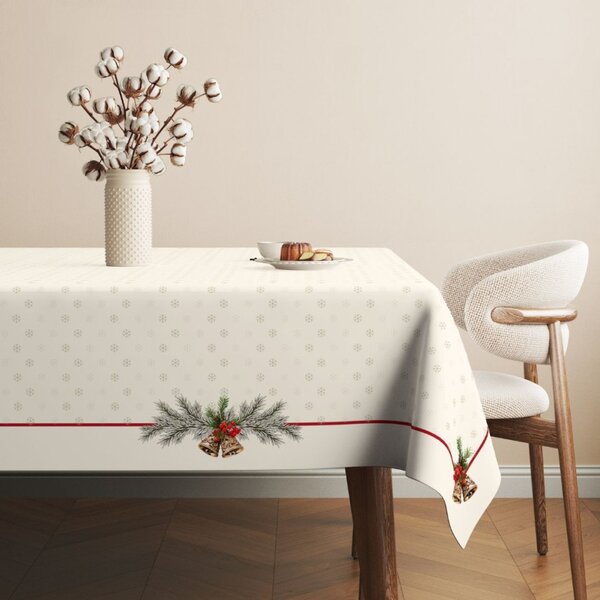 Fata de masa Craciun bumbac 100% 140x180cm, Holly