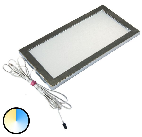 Hera Lampă LED pentru sub mobilier Dynamic Sky, gri, 21 cm, CCT, reglabil, Metalic, Bucătărie, Plastic, Modern