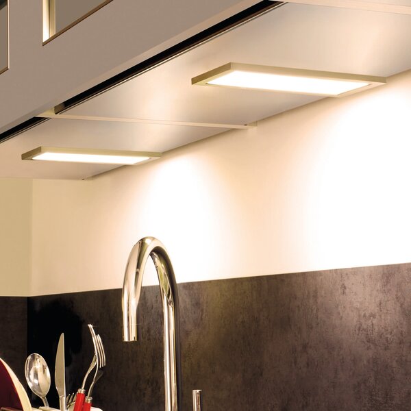 Hera Lampă LED pentru sub mobilier Dynamic Sky, gri, 21 cm, CCT, reglabil, Metalic, Bucătărie, Plastic, Modern