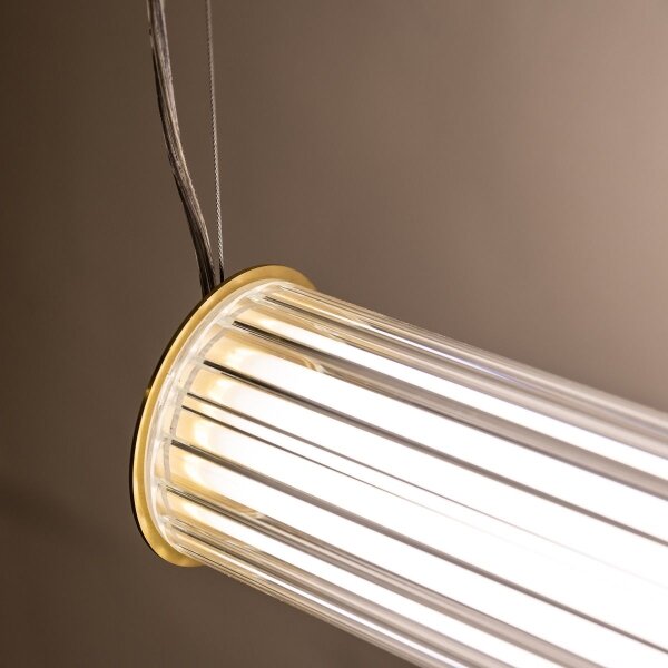 Zuma Line 1232 - Lustră LED dimmabilă pe cablu COMO LED/39W/230V 2700-6500K auriu + telecomandă