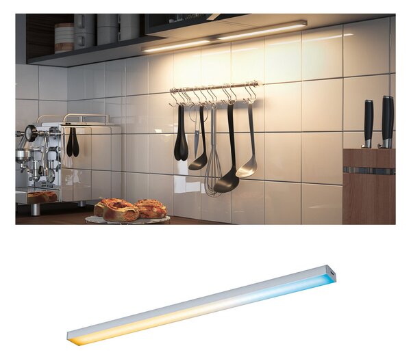 Paulmann Clever Connect Barre lampă mobilă 35 cm, reglabil, Gri, Bucătărie, Plastic, Modern