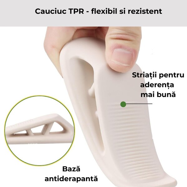 Opritor usa pentru podea tip pana cu suport de prindere Kidizi, plastic cauciucat antialunecare