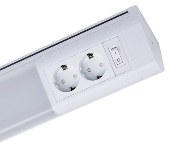 Müller-Licht Lampă LED mobilier aplicată Melo Plug dico, alb, Alb, Plastic, Modern