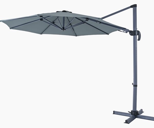 Furnigo Umbrelă de soare Lumin Ø300 cm - antracit
