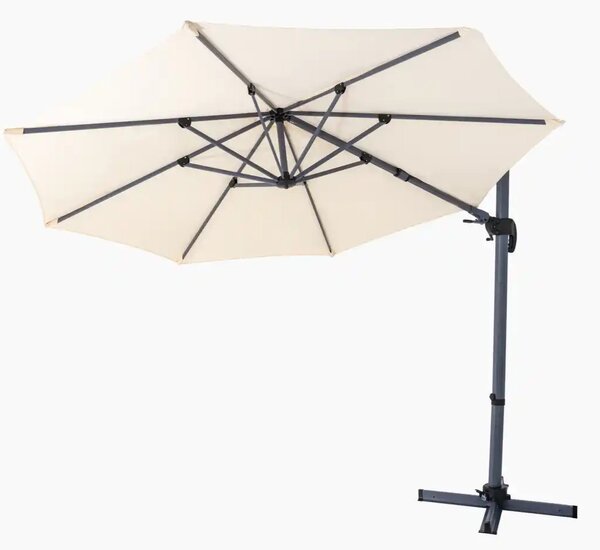 Furnigo Umbrelă de soare Lumin Ø300 cm - crem