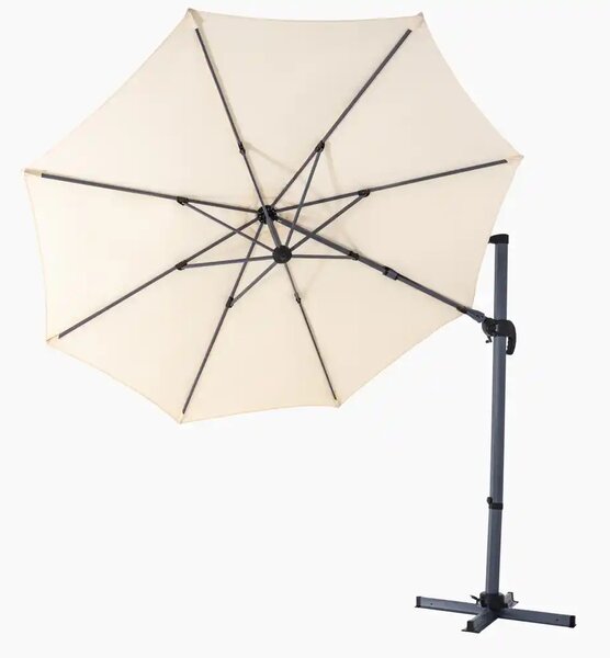 Furnigo Umbrelă de soare Lumin Ø300 cm - crem