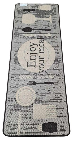 Covor Antiderapant Pentru Bucatarie, Flex 19058-19, Maro, Diverse Dimensiuni, 1500 gr mp
