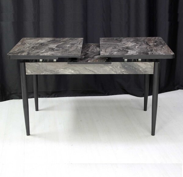 Masă extensibilă Arya Gri Marmorat 166.x80 cm