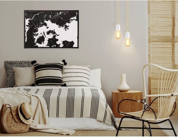 Eglo 32528 - Lustră pe cablu YORTH 1xE27/60W/230V