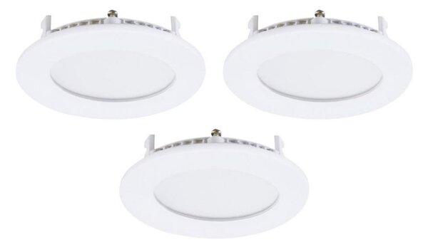 Eglo 79072 - Set de 3 corpuri de iluminat încastrate cu LED FUEVA-RW 1xLED/2,8W/230V