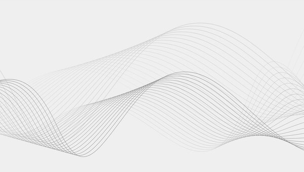 Tapet Valuri elegante în design monocrom, Fototapet Abstract, w00893 : Uwalls.ro