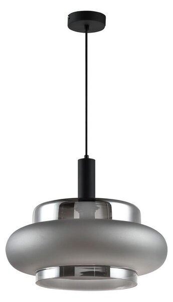Pendul BRIZI 1xE27/40W/230V gri/fumuriu