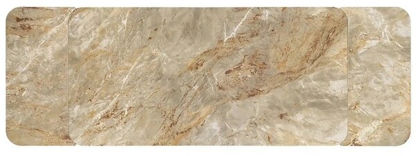 Masa extensibila VESNA, bej/maro, ceramica/sticla/metal/lemn, 180/260x