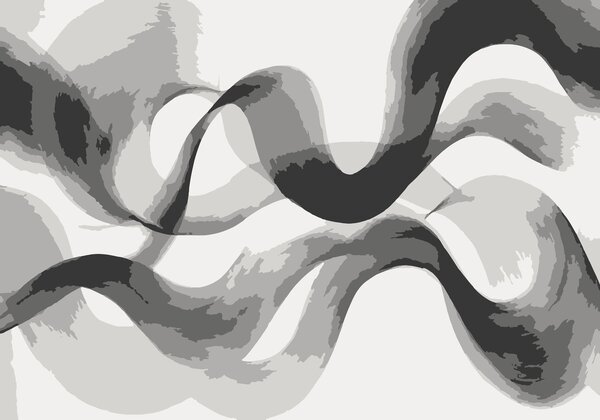 Tapet Valuri abstracte, Fototapet Modern, w02304 : Uwalls.ro