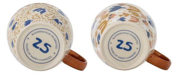 Cești 2 buc. din gresie 300 ml Anniversary – Bloomingville