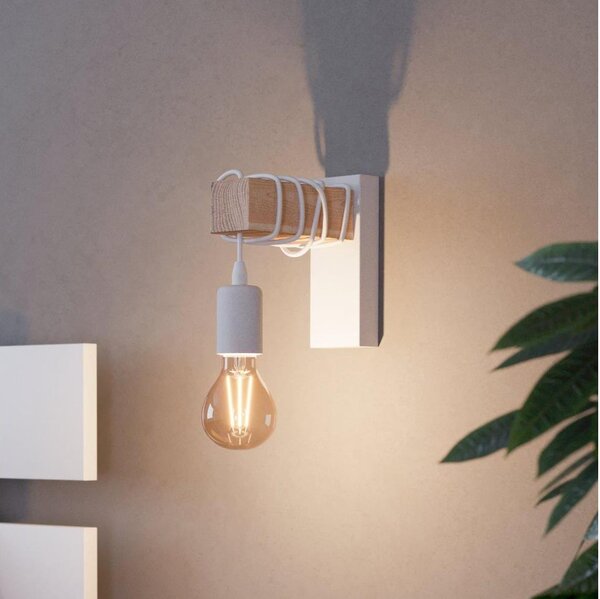 Eglo 43706 - Aplică de perete TOWNSHEND, 1x E27, 10W, 230V