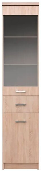 Z0ND0 Vitrină Topta Typ 32 1D1W1S (Stejar sonoma). 1075492