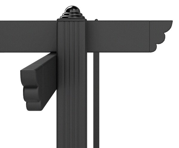 Outsunny Pergolă Retractabilă cu Structură din Aluminiu, Copertină de Soare pentru Grădină sau Terasă, 390x390x223 cm, Alb | Aosom Romania