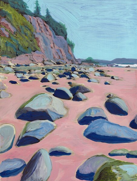 Ilustrație Rocks, Eleanor Baker, (30 x 40 cm)