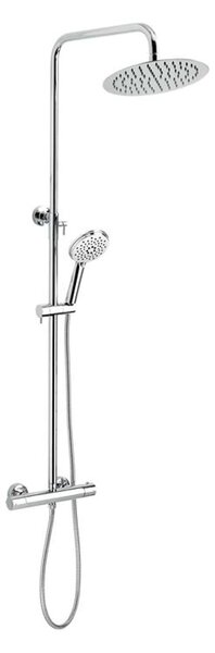 Novaservis Titania Pure - Set de duș cu termostat, diametru 25 cm, cromat SET032/TER,0