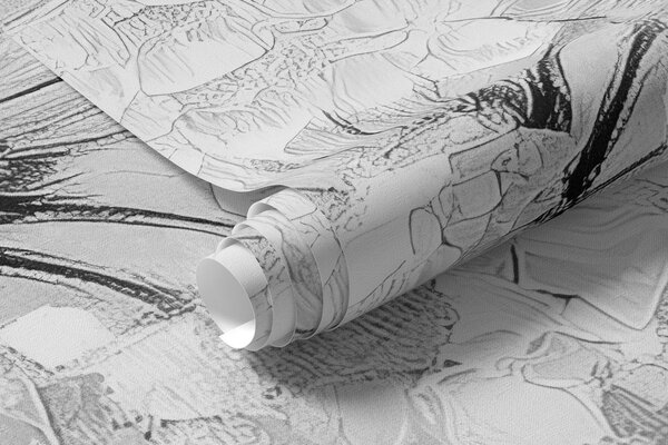 Tapet Aer păpădii pe un fundal monocrom, Fototapet Natură, w08594v1 : Uwalls.ro