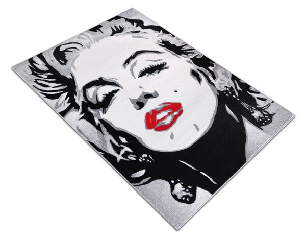 Covor Model Marlin Monroe 11608, Dreptunghiular, Gri 120x170
