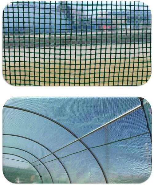 Sera gradina, 4x2.5x2m, solar tip tunel, folie impermeabila cu filtru UV4, 8 ferestre