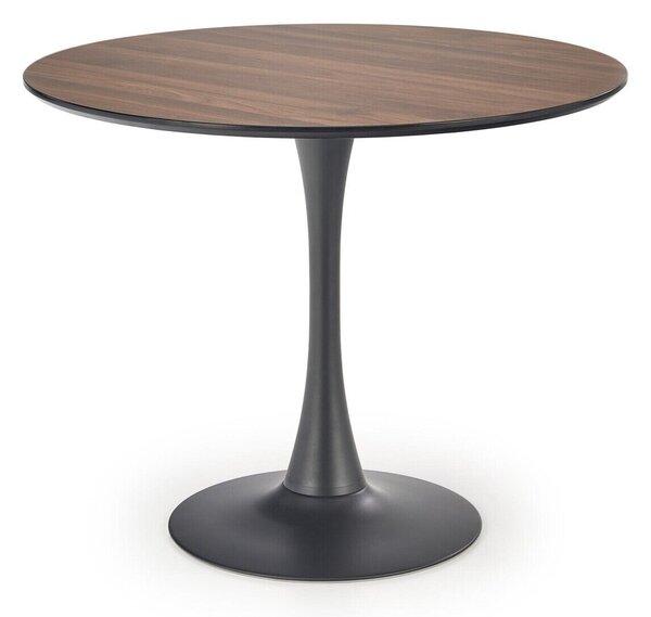 Masă Houston 1411Nuc, Negru, 7cm, MDF, Metal