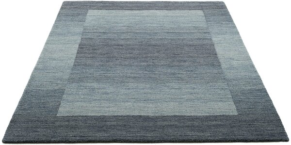 Covor de lână Gabbeh Super Theko gri-albastru 160/230 cm