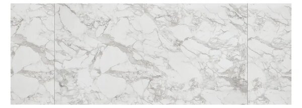 MIRABELLE-MASA BLAT DREPTUNGHIULAR CERAMICA ALB - PICIOR METALIC BRONZ 180 cm/90 cm