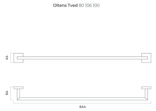 Oltens Tved suport prosop crom 80106100